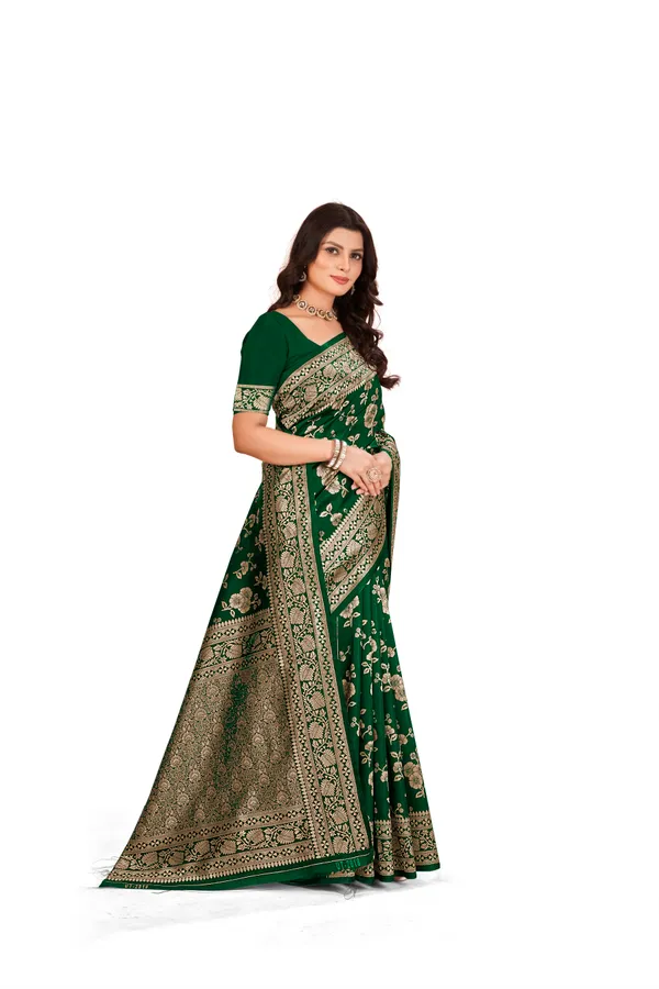 Women's_Kanjivaram_Banarasi_Silk_Saree_With_Blouse||Saree_For_Women||Designer_Saree||Traditional_Saree||Trending_Saree_With_Blouse||soft_silk_sarees||sari