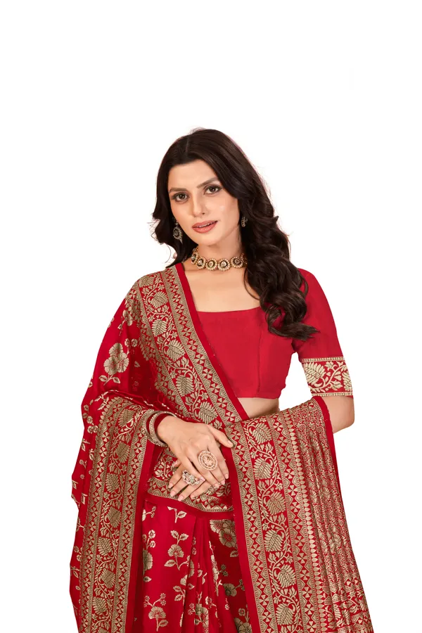 Women's_Kanjivaram_Banarasi_Silk_Saree_With_Blouse||Saree_For_Women||Designer_Saree||Traditional_Saree||Trending_Saree_With_Blouse||soft_silk_sarees||sari
