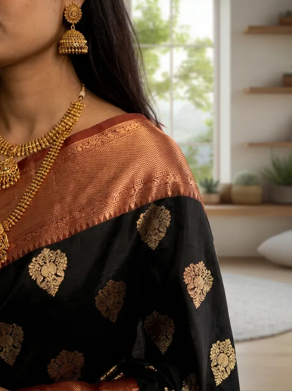 Women's_Kanjivaram_Banarasi_Silk_Saree_With_Blouse||Saree_For_Women||Designer_Saree||Traditional_Saree||Trending_Saree_With_Blouse||soft_silk_sarees||sari