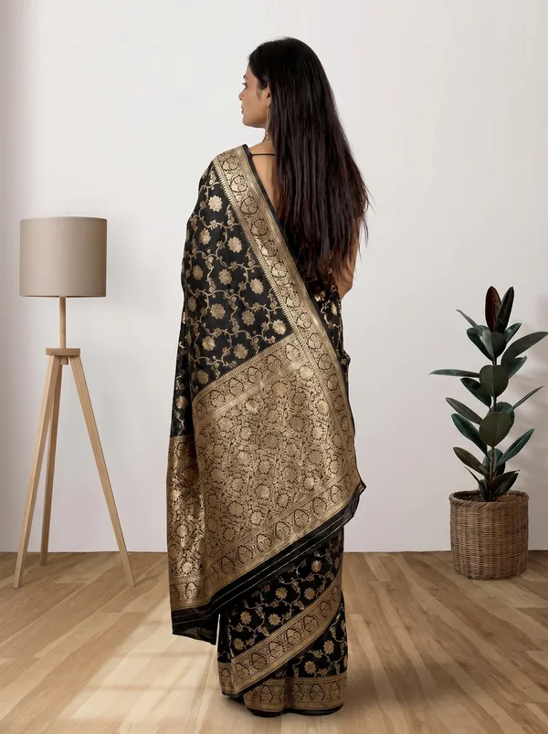 Women’s_Pure_Zari_Silk_Kanjivaram_Banarasi_Saree_with_Blouse_|_Elegant_Designer_Ethnic_Wear