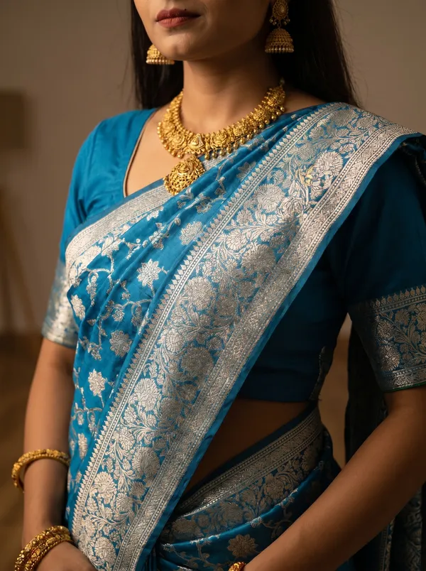 Women’s_Pure_Zari_Kanjivaram_Banarasi_Silk_Saree_with_Blouse_|_Designer_&_Traditional_Saree