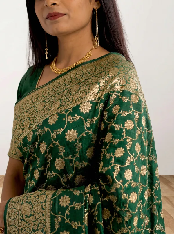 Pure_Jari_Silk_Women's_Kanjivaram_Banarasi_Silk_Saree_With_Blouse||Saree_For_Women||Designer_Saree||Traditional_Saree||Trending_Saree_With_Blouse