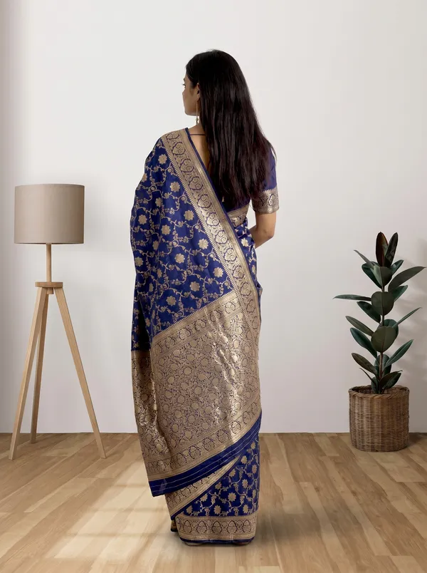 Pure_Jari_Silk_Women's_Kanjivaram_Banarasi_Silk_Saree_With_Blouse||Saree_For_Women||Designer_Saree||Traditional_Saree||Trending_Saree_With_Blouse