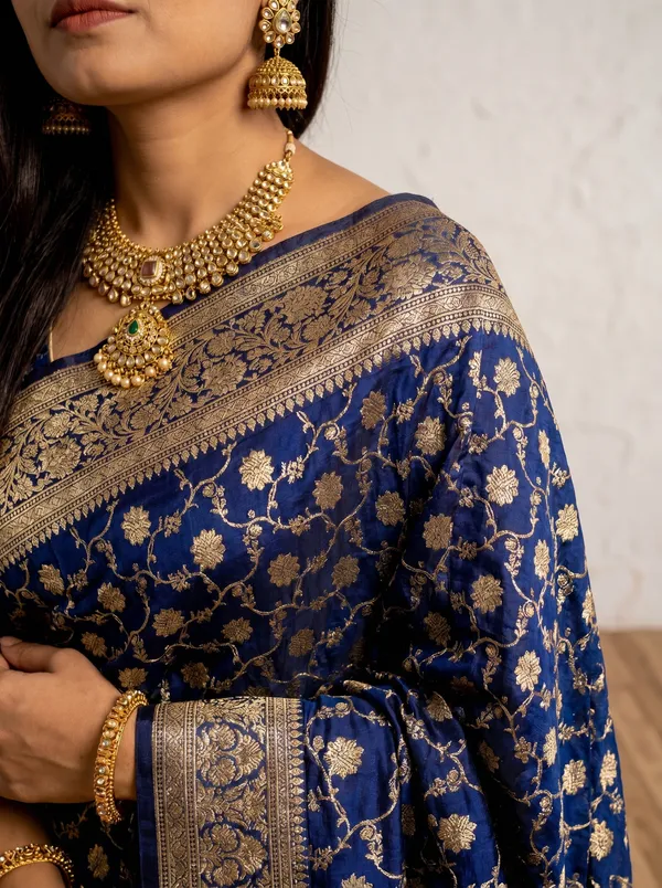 Pure_Jari_Silk_Women's_Kanjivaram_Banarasi_Silk_Saree_With_Blouse||Saree_For_Women||Designer_Saree||Traditional_Saree||Trending_Saree_With_Blouse