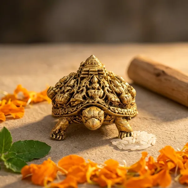 100%_Brass_Ashtalakshmi_Tortoise_Idol_with_Shri_Yantra