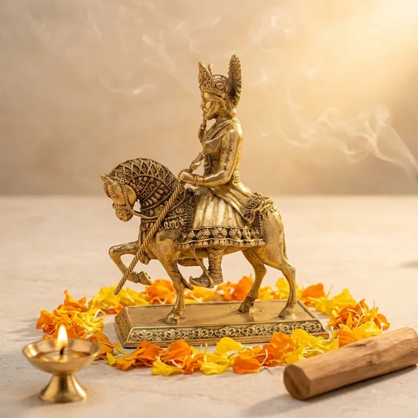 100%_Brass_Baba_Ramdev_Pir_Idol