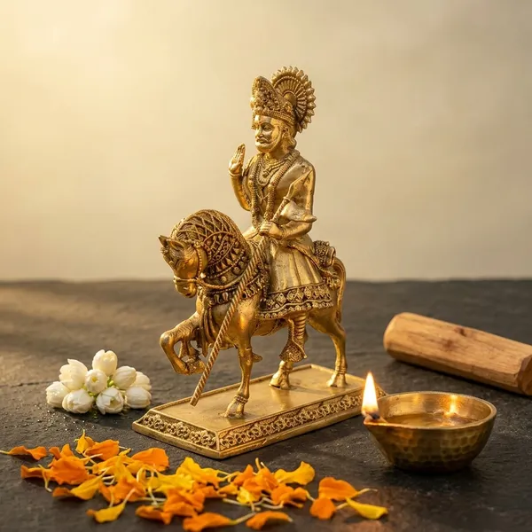 100%_Brass_Baba_Ramdev_Pir_Idol