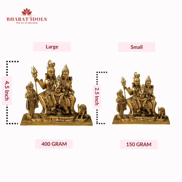 100%_Brass_Bhole_Baba_Shiv_Parivar