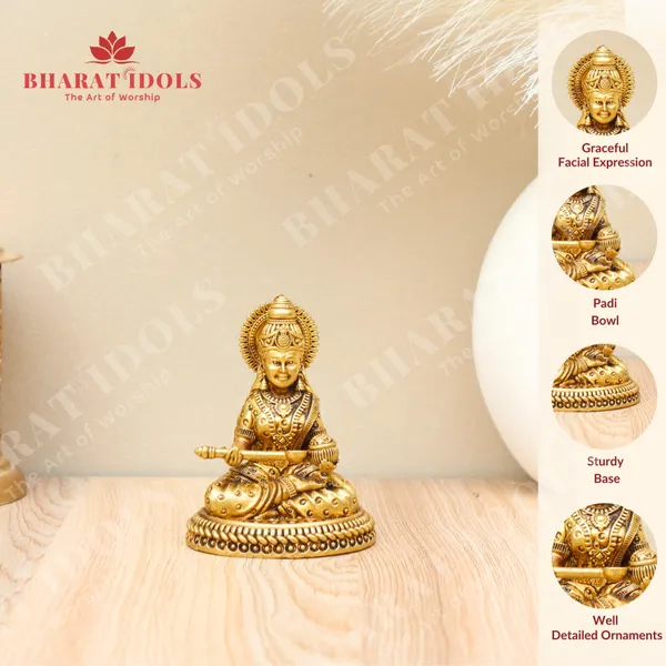 100%_Brass_Devi_Annapurna_Idol
