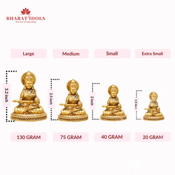 100%_Brass_Devi_Annapurna_Idol