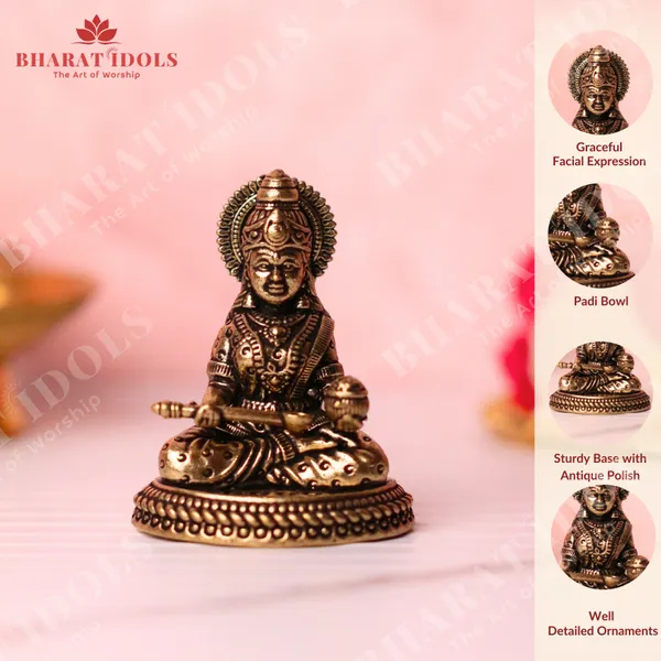 100%_Brass_Devi_Antique_Annapurna_Idol