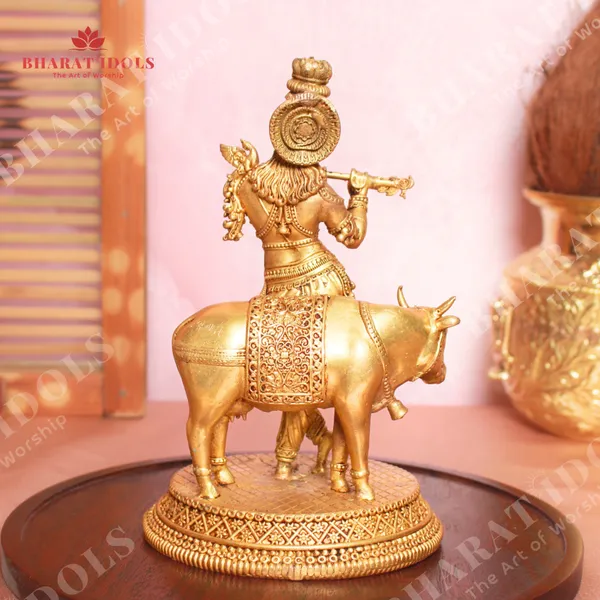 100%_Brass_Dwarkadhesh_Krishna_Idol