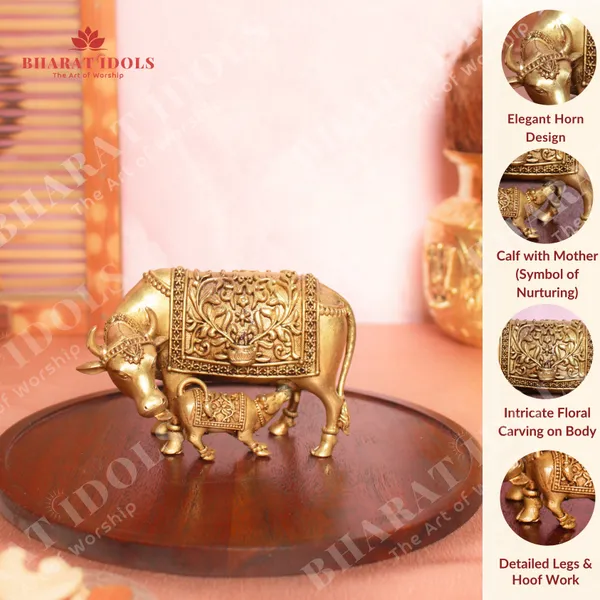 100%_Brass_Surabhi_Gau_Mata_Idol