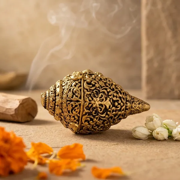 100%_Brass_Ganesh_Shankh_/_Conch