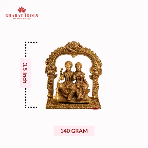 100%_Brass_Lakshmi_Aai_with_Hari_Swamy_Darbar