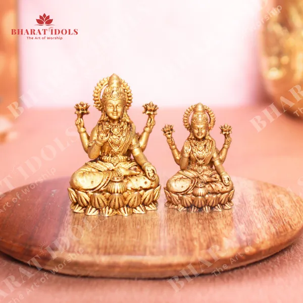 100%_Brass_Kamala_Lakshmi_Idol