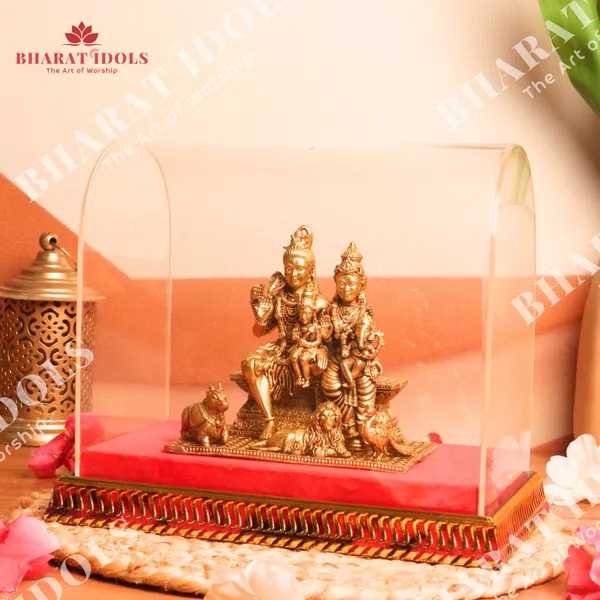 100%_Brass_Shiv_Parivar_Idol