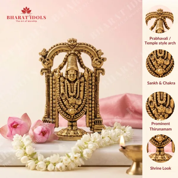 100%_Brass_Shri_Venkateswara_Prabhavali_Idol