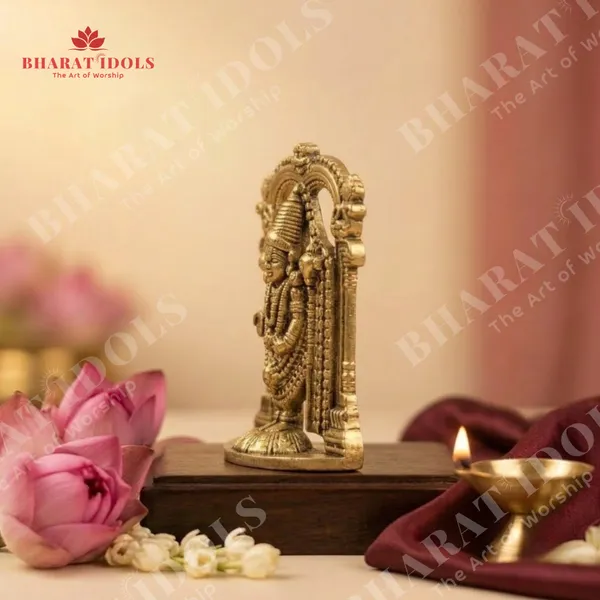 100%_Brass_Shri_Venkateswara_Prabhavali_Idol