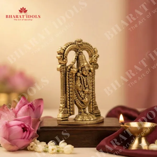 100%_Brass_Shri_Venkateswara_Prabhavali_Idol