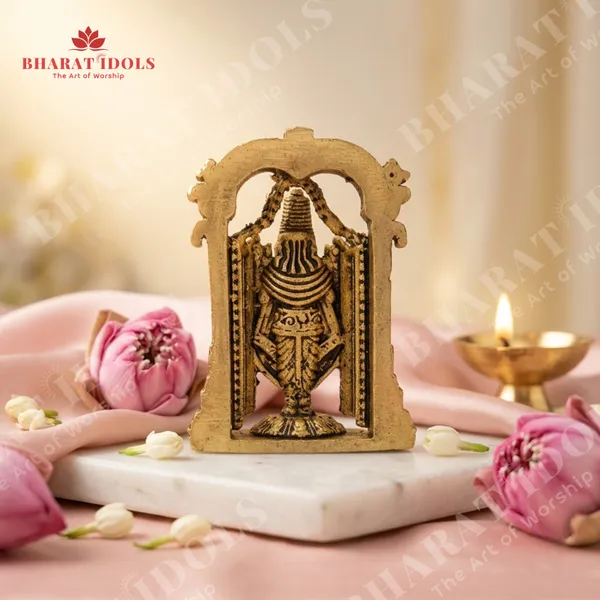 100%_Brass_Shri_Venkateswara_Prabhavali_Idol