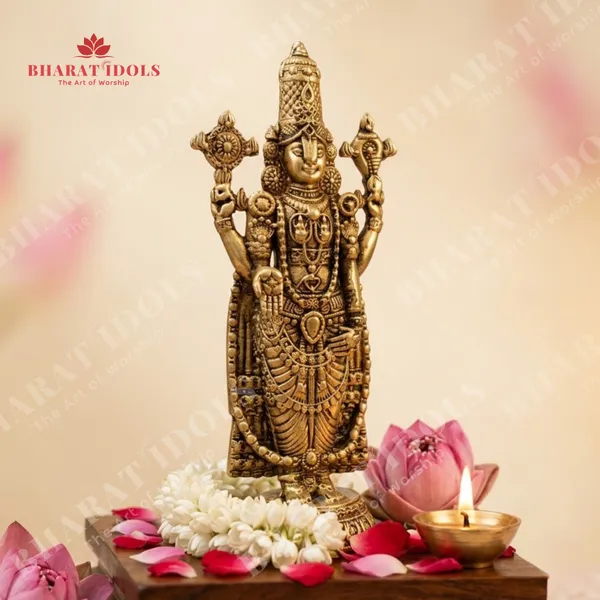 100%_Brass_Shri_Venkateswara_Srinivasa_Perumal_Idol