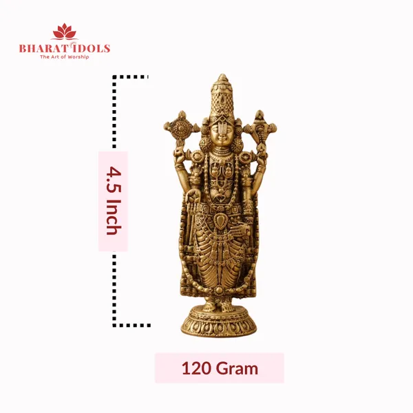 100%_Brass_Shri_Venkateswara_Srinivasa_Perumal_Idol