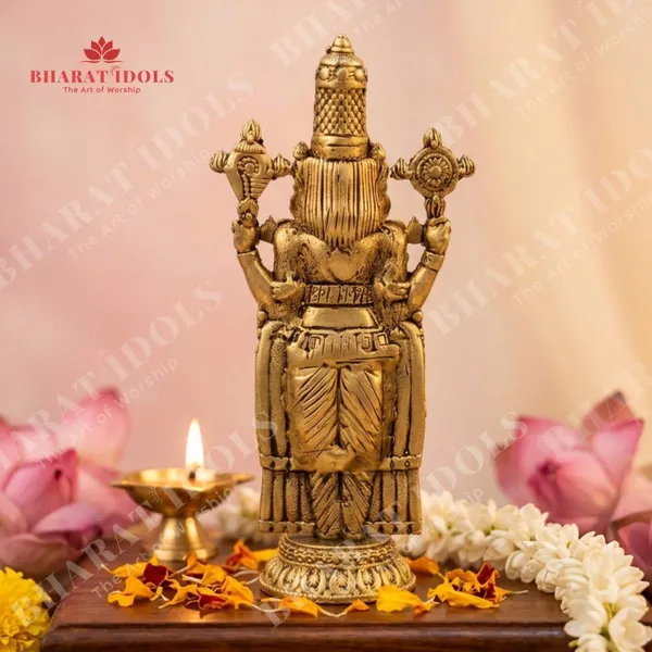 100%_Brass_Shri_Venkateswara_Srinivasa_Perumal_Idol