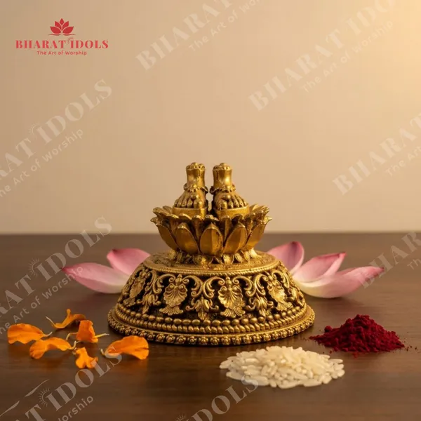 100%_Brass_Tirupati_Balaji_Charan_Paduka_Idol