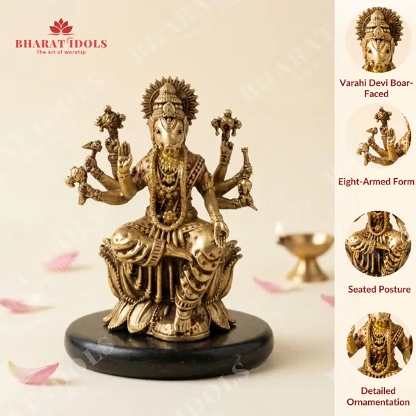 100%_Brass_Varahi_Devi_Idol