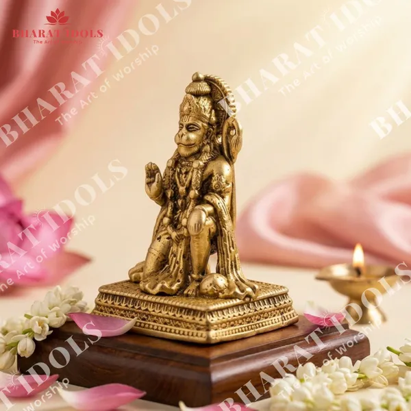 100_%_Brass_Maruti_Hanuman_Idol