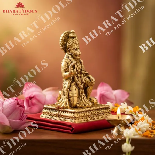 100_%_Brass_Maruti_Hanuman_Idol