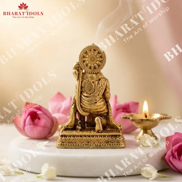 100_%_Brass_Maruti_Hanuman_Idol
