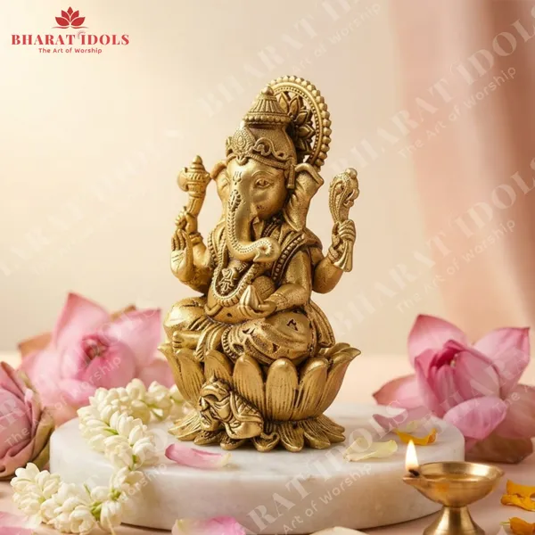 100_%_Brass_Shree_Ganesha_Idol