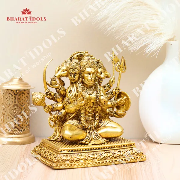 100%_Brass_Panchmukhi_Veer_Hanuman_Idol