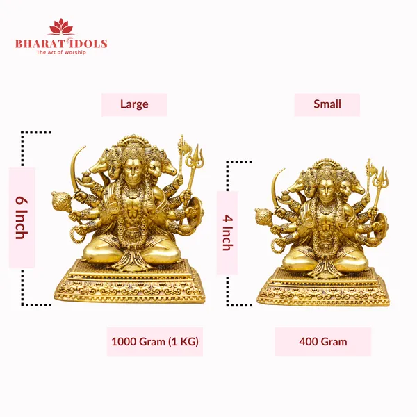 100%_Brass_Panchmukhi_Veer_Hanuman_Idol
