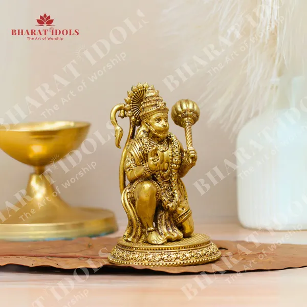 100%_Brass_Sankat_Mochan_Hanuman_Idol