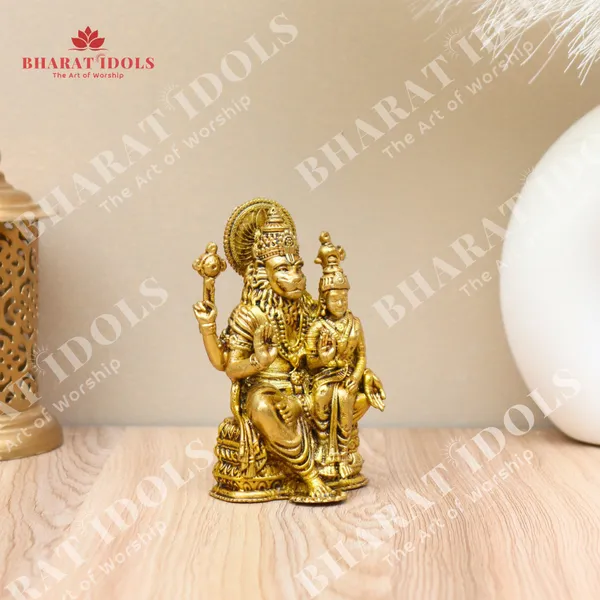 100%_Brass_Lakshmi_Narasimha_Idol