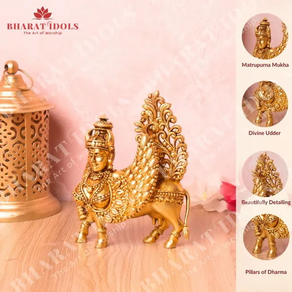 100%_Brass_Kamadhenu_Idol