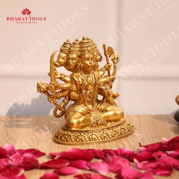 100%_Brass_Vishwaroopi_Panchmukhi_Hanuman