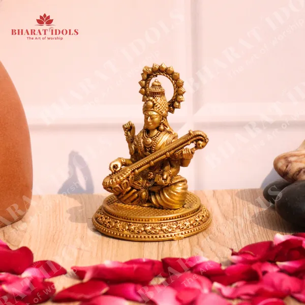 100%_Brass_Sharda_Saraswati