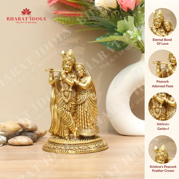 100%_Brass_Shri_Radha_Krishna