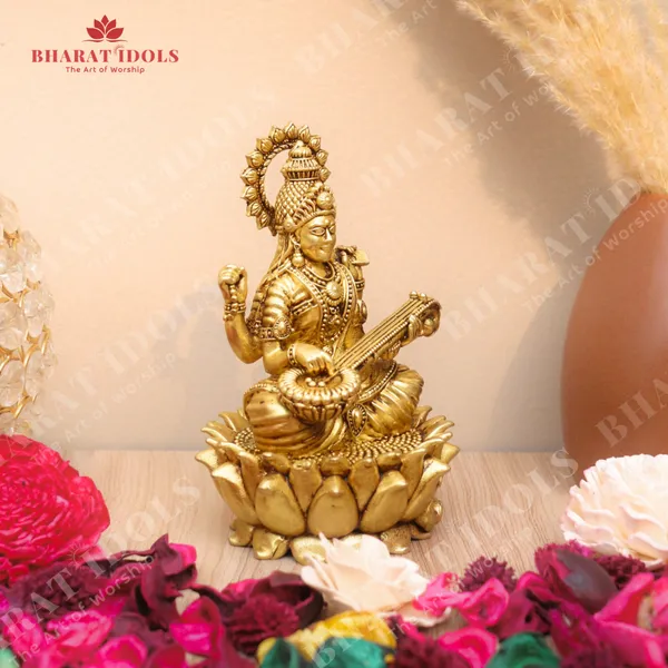 100%_Brass_Vidya_Saraswati