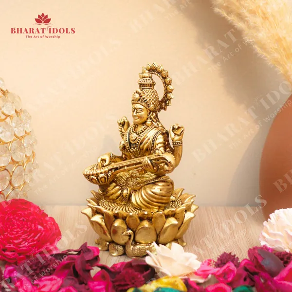 100%_Brass_Vidya_Saraswati