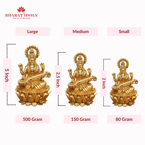100%_Brass_Vidya_Saraswati