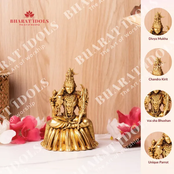 100%_Brass_Devi_Lalitha_Rajarajeshwari_/_Maa_Kamakhya_/_Kamakshi_Amman_Idol
