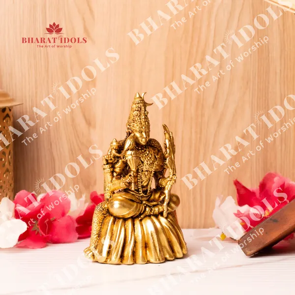 100%_Brass_Devi_Lalitha_Rajarajeshwari_/_Maa_Kamakhya_/_Kamakshi_Amman_Idol