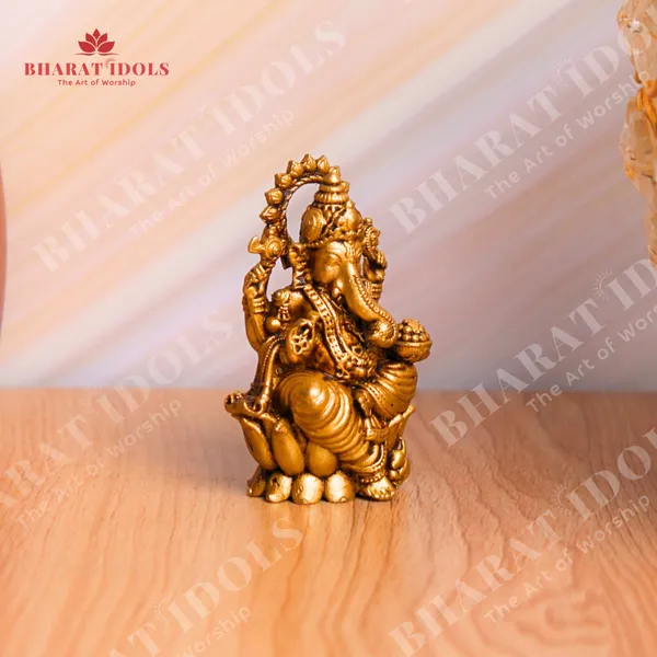 100%_Brass_Riddhi-Siddhi_Ganesh