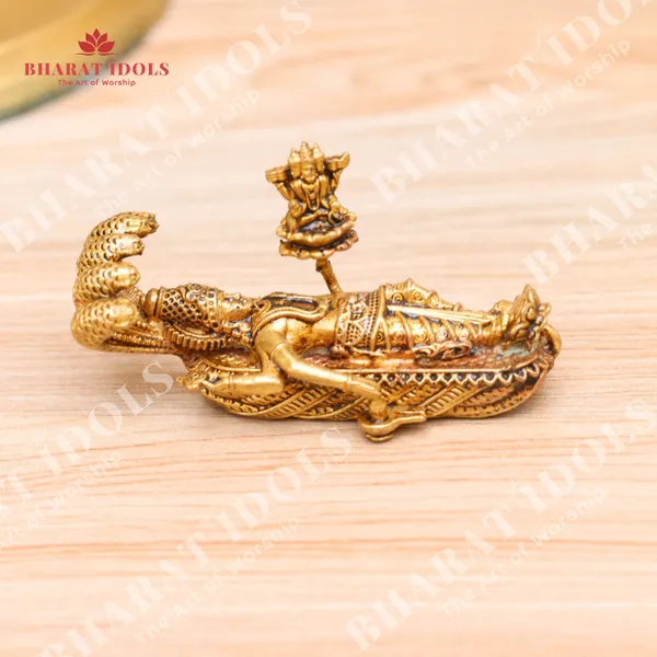 100%_Brass_Vishnu_Anantashayana_Mudra_Idol