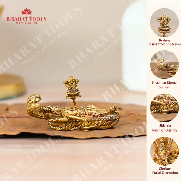 100%_Brass_Vishnu_Anantashayana_Mudra_Idol